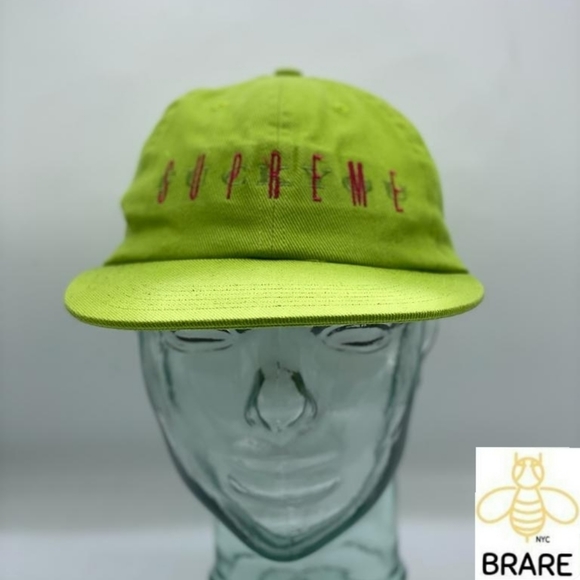 Supreme Fuck You 6 PANEL Lime Hat FW19 - Picture 2 of 4